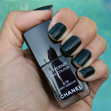 chanel le vernis nail polish vert obscur|chanel particuliere nail polish.